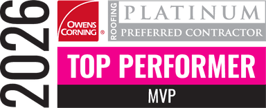2026 Owens Corning Platinum Top Performer MVP